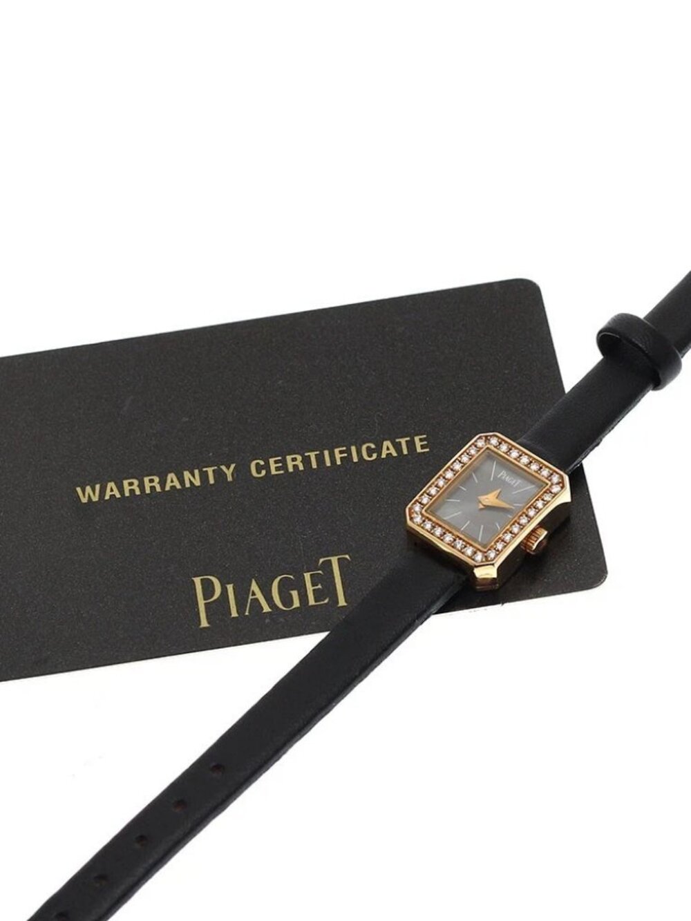 PIAGET Mini protocol P10691 K18PG diamond bezel Quartz Ladies Watch_937995 - Picture 2 of 9